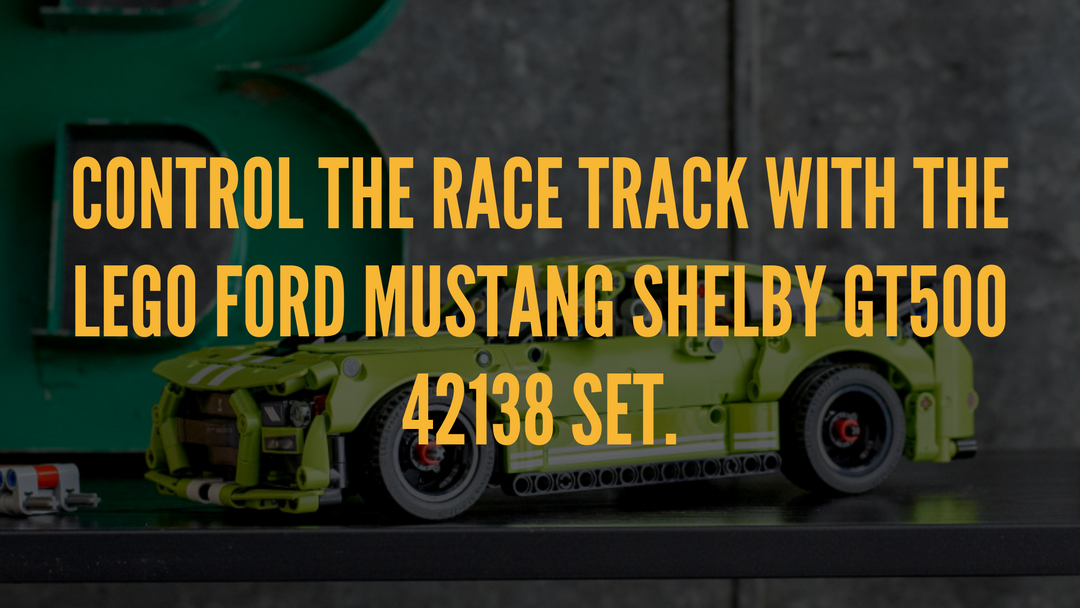 Control the race track with the LEGO Ford Mustang Shelby GT500 42138 Set.