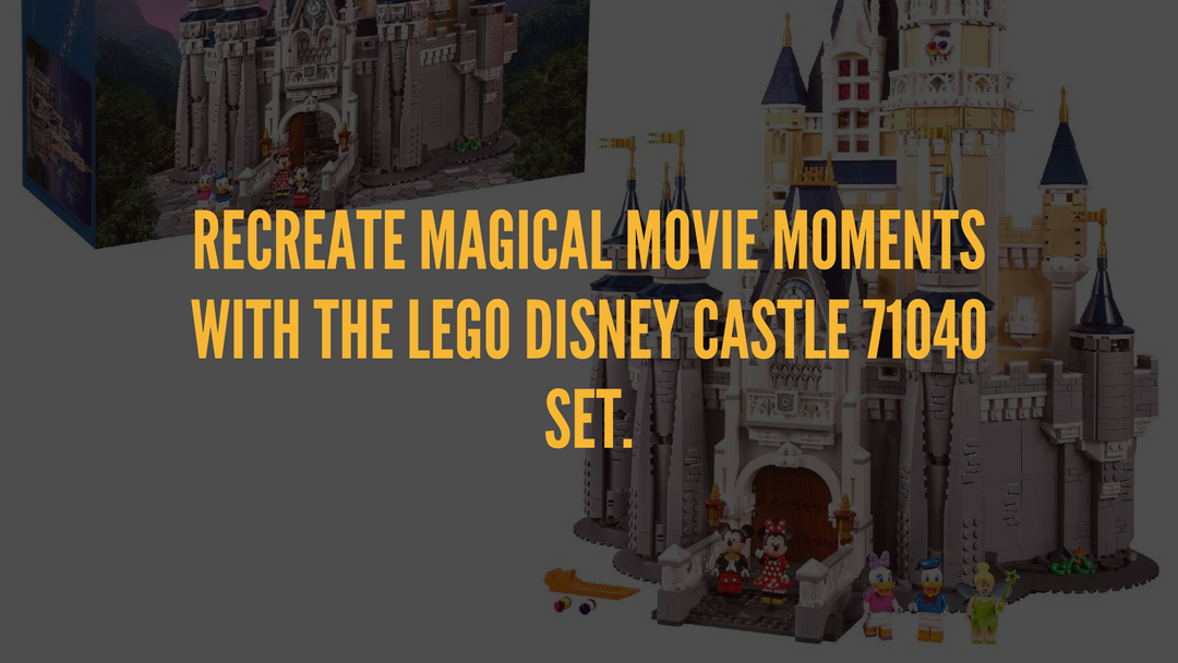 Recreate magical movie moments with the LEGO Disney Castle 71040 Set.