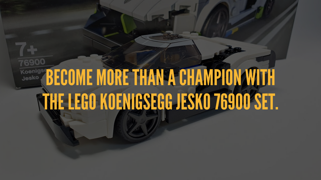 Become more than a champion with the LEGO Koenigsegg Jesko 76900 Set.