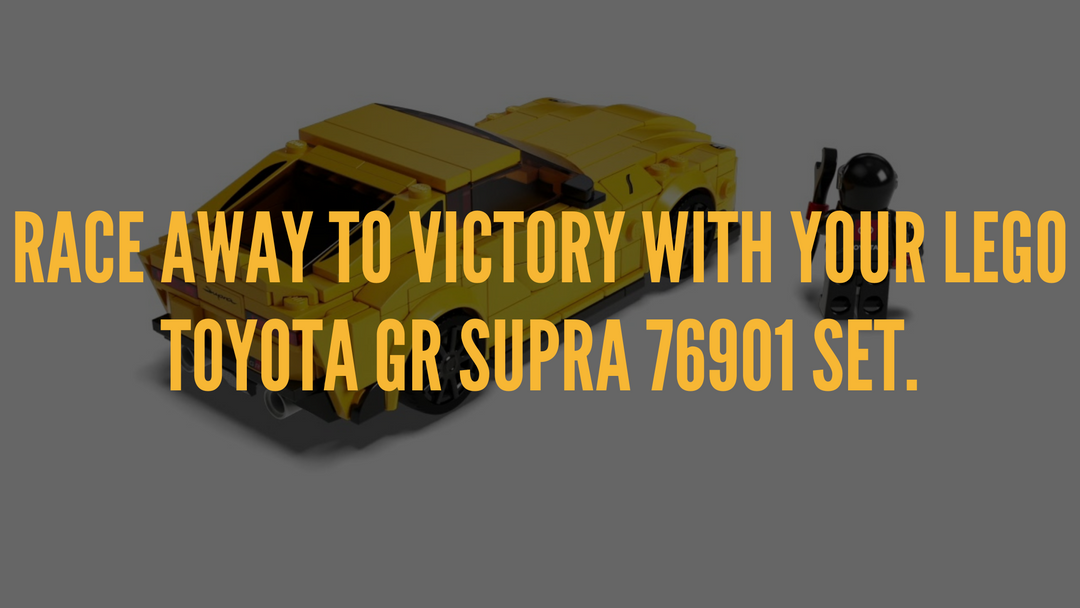 Race away to victory with your LEGO Toyota GR Supra 76901 Set.