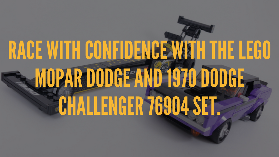 Race with confidence with the LEGO Mopar Dodge and 1970 Dodge Challenger 76904 Set.