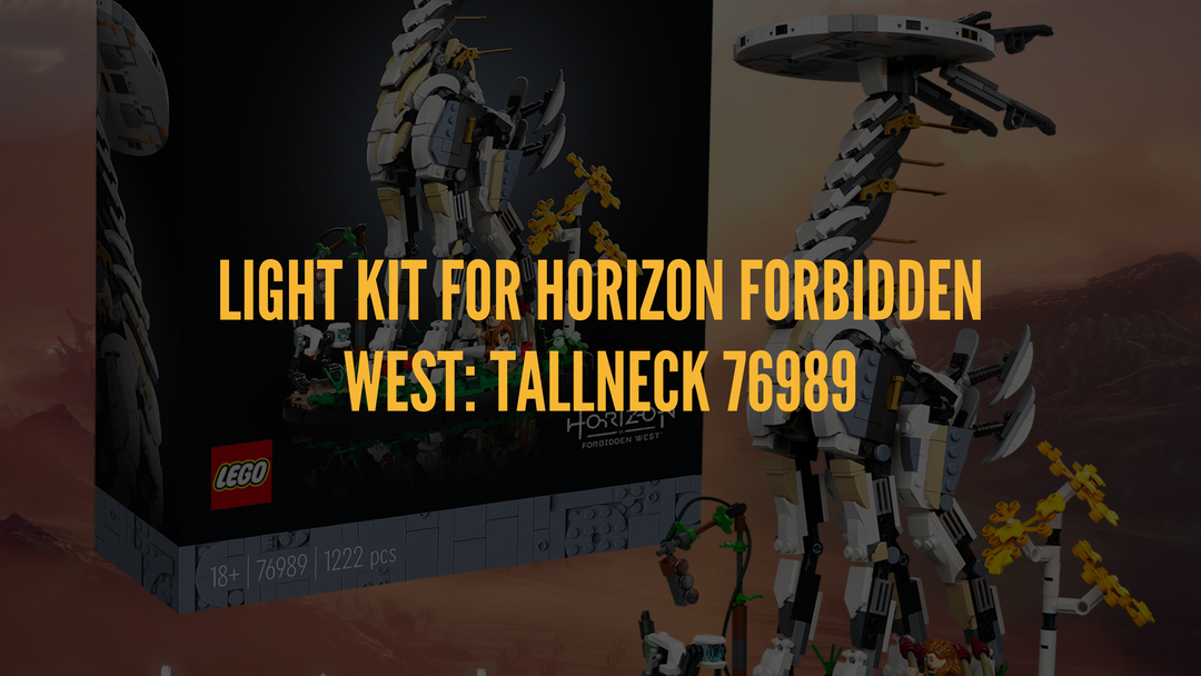 Go on to save the world when you build the LEGO Horizon Forbidden West Tall Neck 76989 Set.