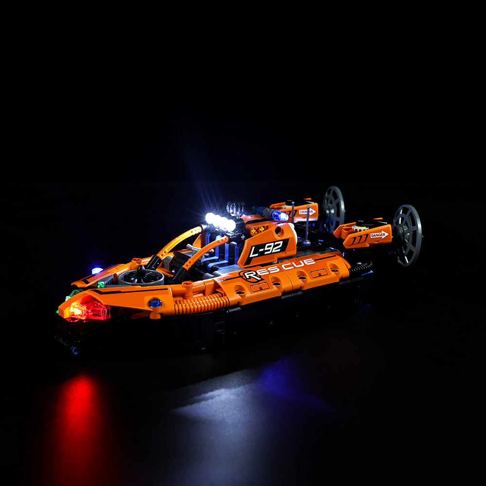 Feel like a hero when you build the LEGO® Rescue Hovercraft 42120 Set.