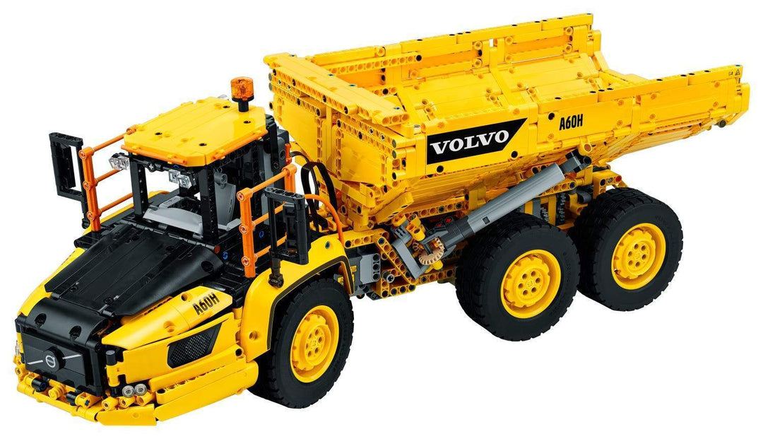 Lego Technic 6x6 Volvo Articulated Hauler and Concrete Mixer Truck