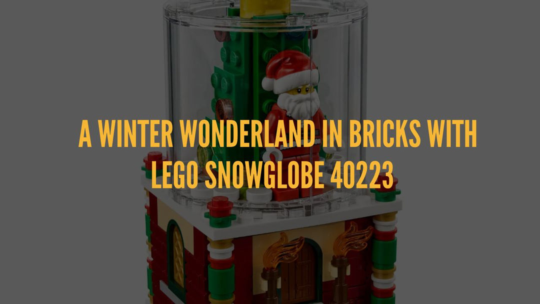 A Winter Wonderland in Bricks With Lego Snowglobe 40223