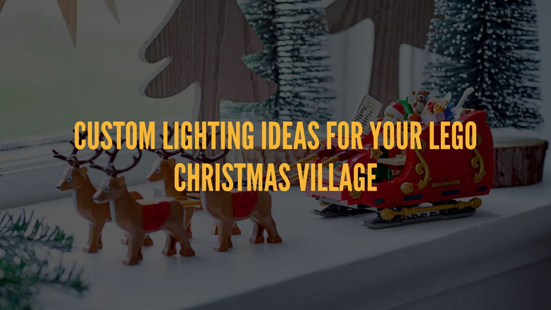 Custom Lighting Ideas for Your LEGO Christmas Village