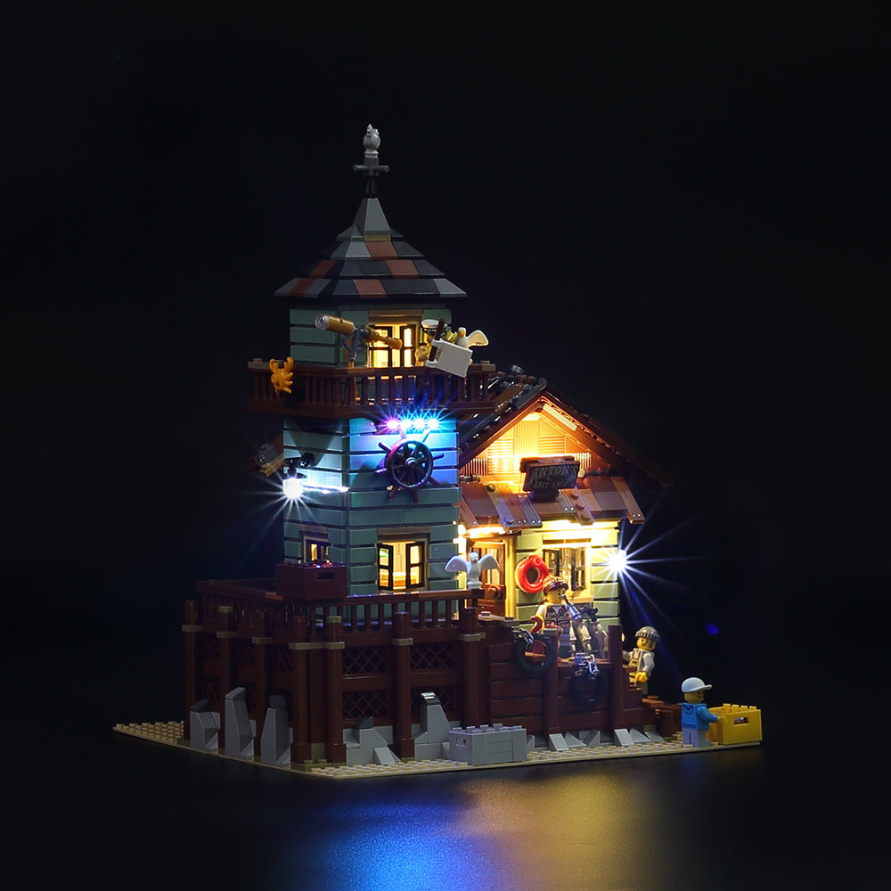 Light Kit for Old Fishing Store 21310