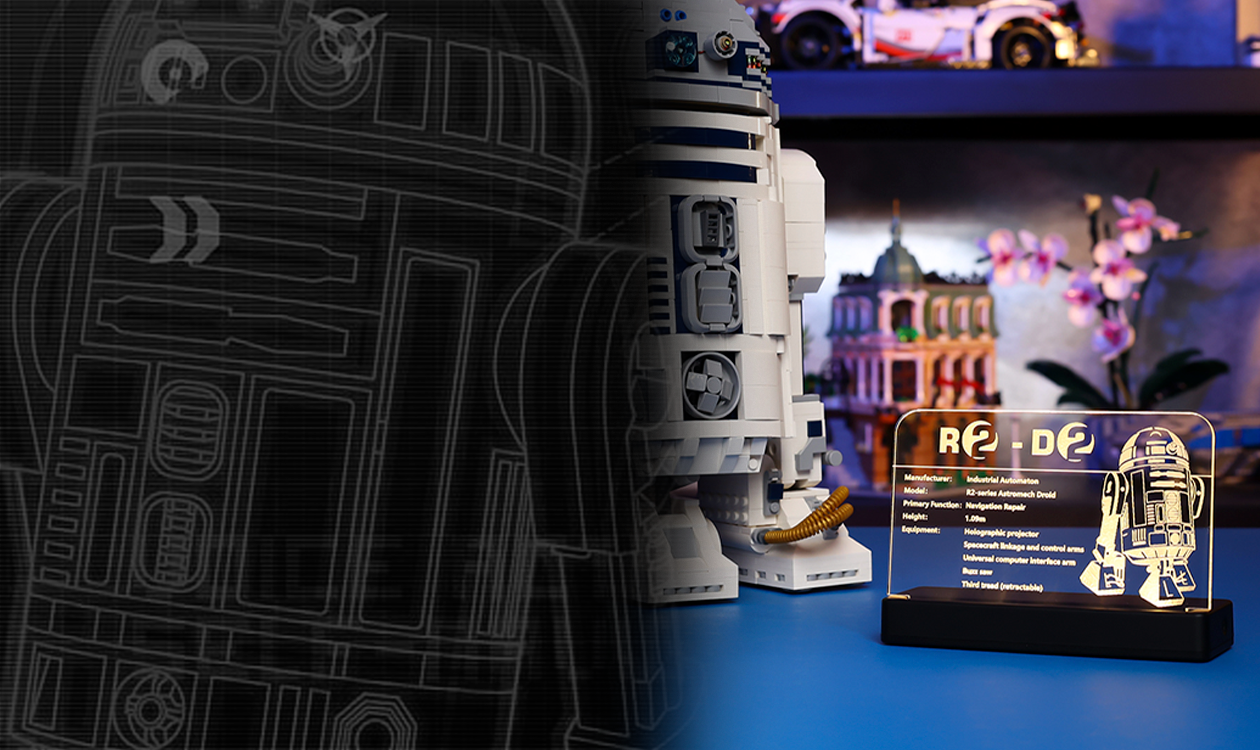 LED Light Kit for R2-D2 - Compatible with LEGO® 75308 set (Sound Version)