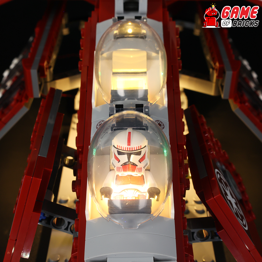 Light Kit for Lego Coruscant Guard Gunship, Lighting Set for Lego