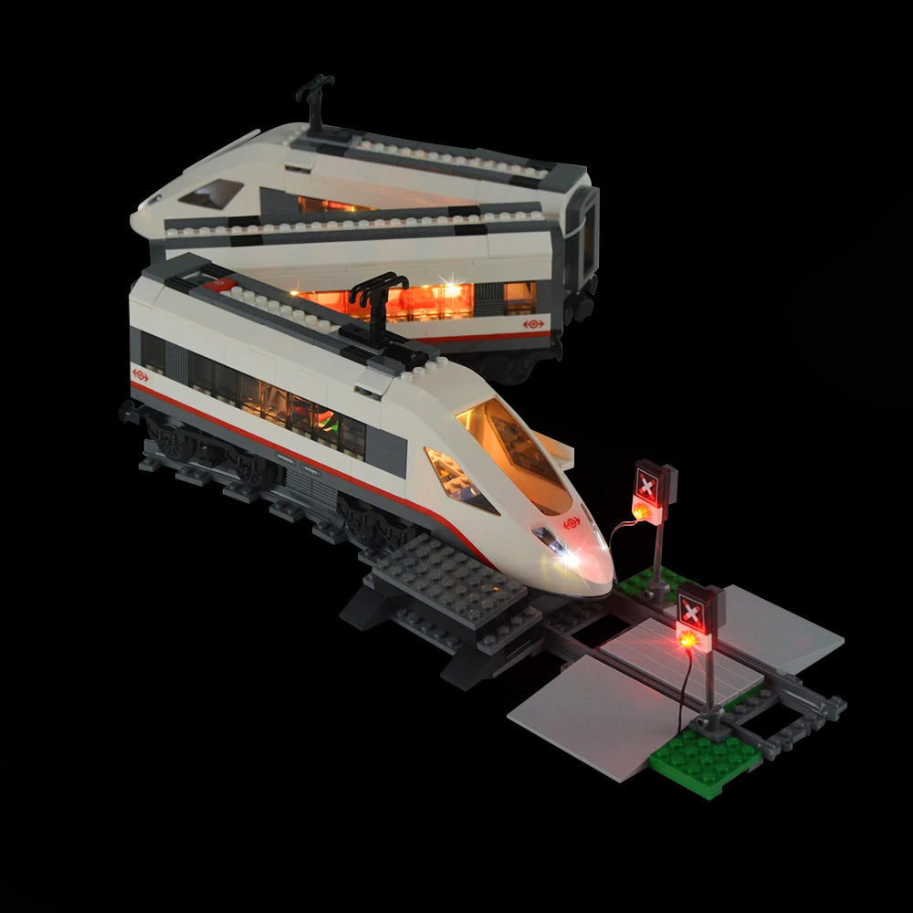 Lego high speed passenger train top