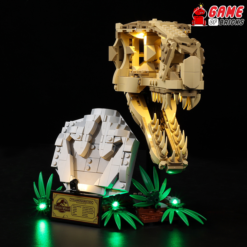 LEGO Dinosaur Fossils Light Kit for T. Rex Skull 76964 Set
