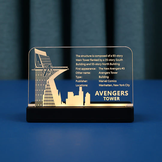 LED Nameplate for LEGO® Avengers Tower 76269– Game of Bricks EU