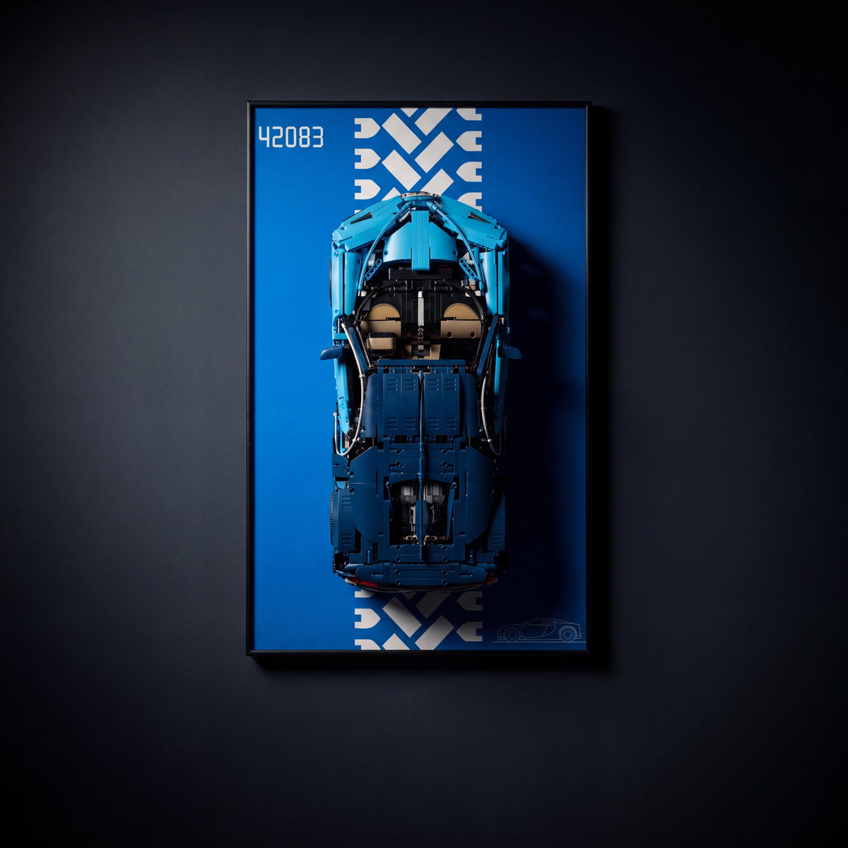 Bugatti Chiron 42083 wall-mount low hero