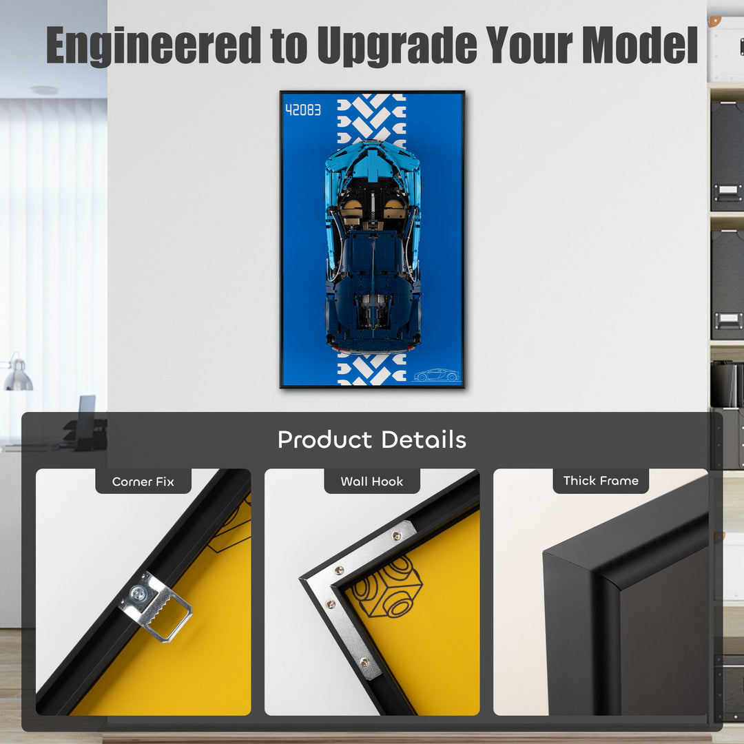 LEGO Bugatti Chiron 42083 Wall-Mount