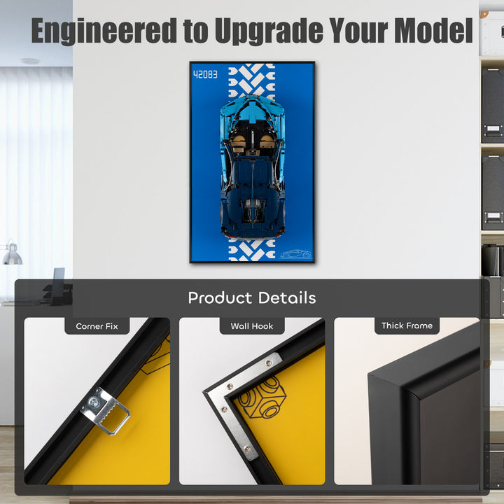 LEGO Bugatti Chiron 42083 Wall-Mount
