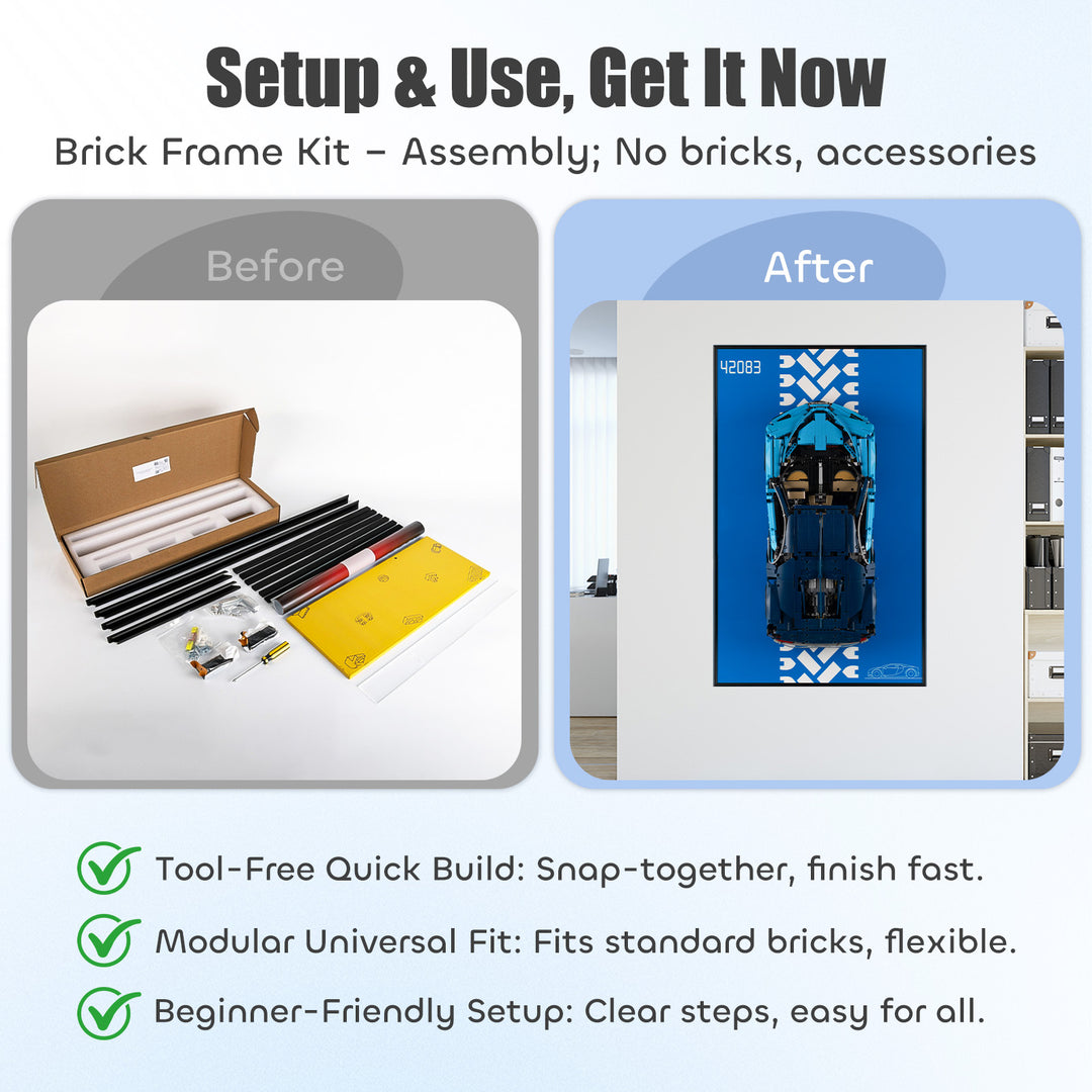 LEGO Bugatti Chiron 42083 Wall-Mount