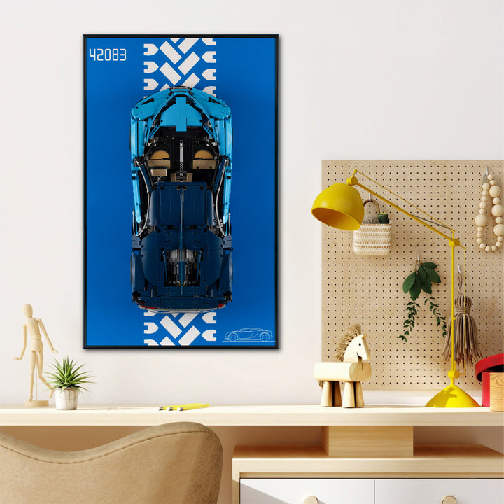 LEGO Bugatti Chiron 42083 Wall-Mount