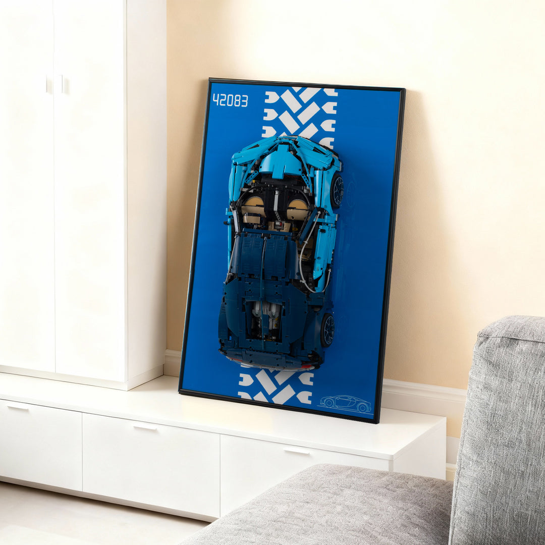 LEGO Bugatti Chiron 42083 Wall-Mount