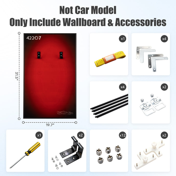 Display Wall-Mount for LEGO Ferrari SF-24 F1 Car 42207