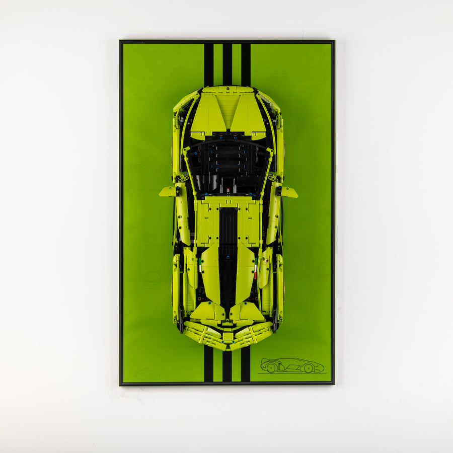 Display Wall-Mount for LEGO Lamborghini Sián FKP 37 42115