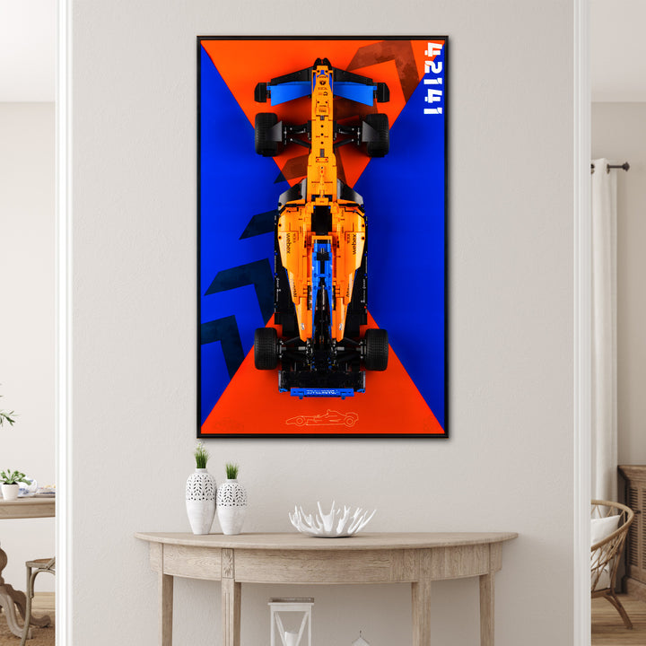 Display Wall-Mount for LEGO McLaren Formula 1 Race Car 42141