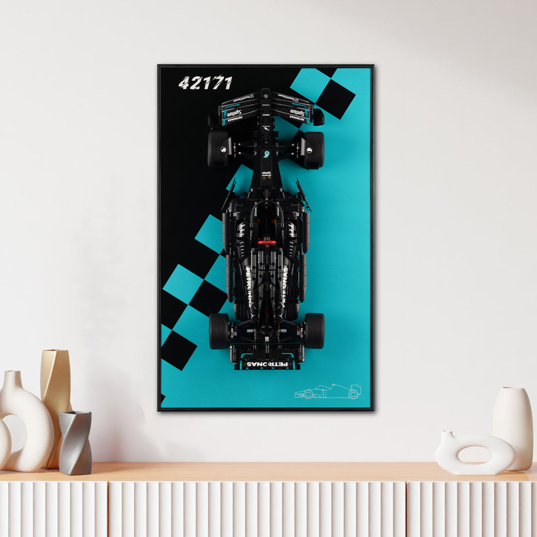 Display Wall-Mount for LEGO Mercedes-AMG F1 W14 E Performance 42171