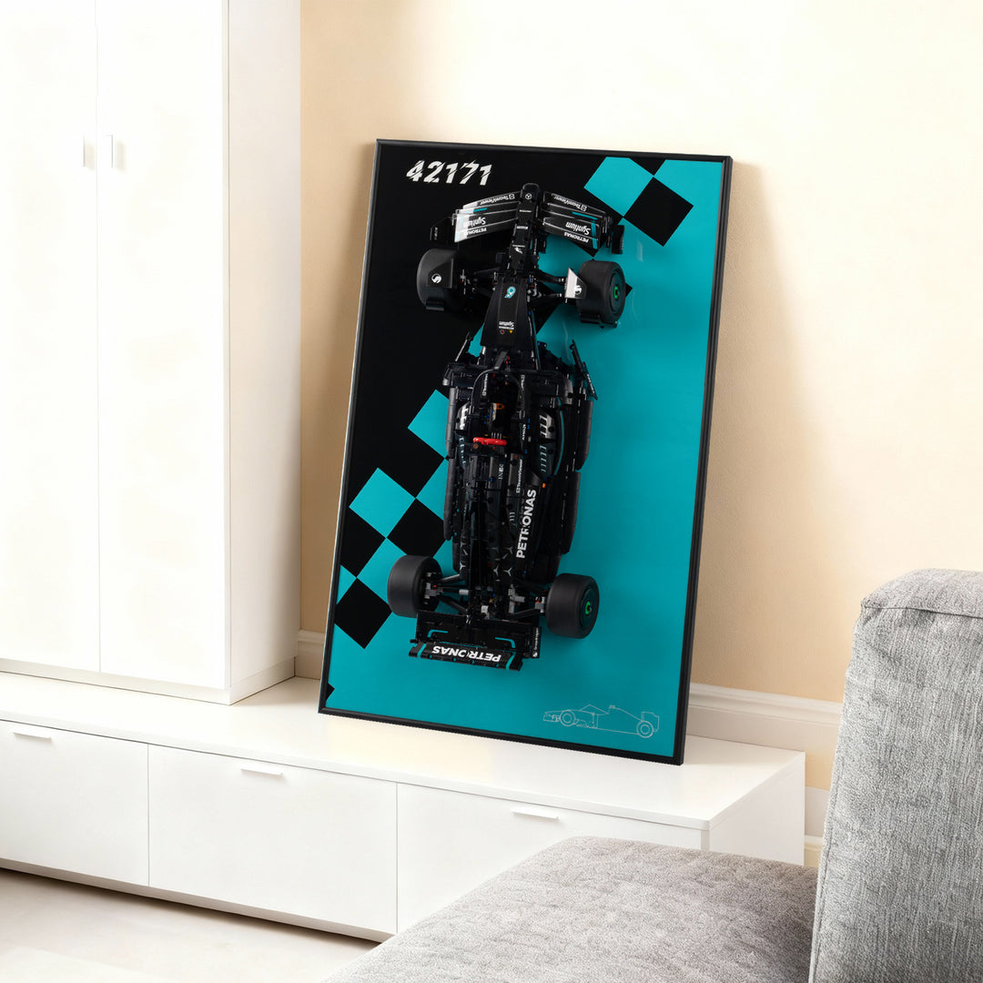 Display Wall-Mount for LEGO Mercedes-AMG F1 W14 E Performance 42171