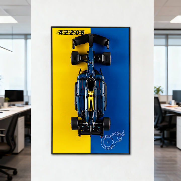 Display Wall-Mount for LEGO Oracle Red Bull Racing RB20 F1 Car 42206