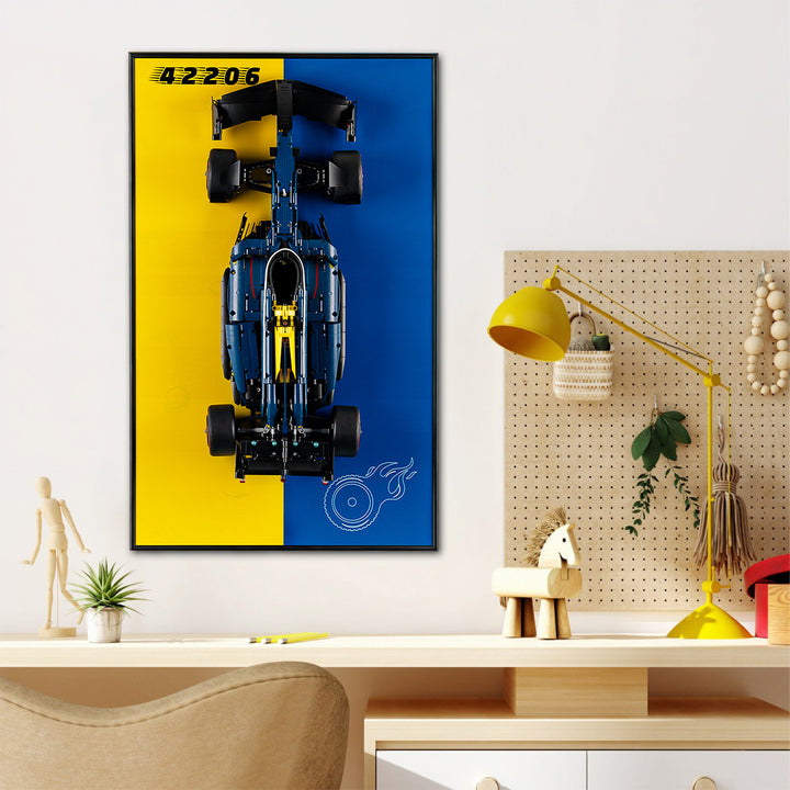 Display Wall-Mount for LEGO Oracle Red Bull Racing RB20 F1 Car 42206