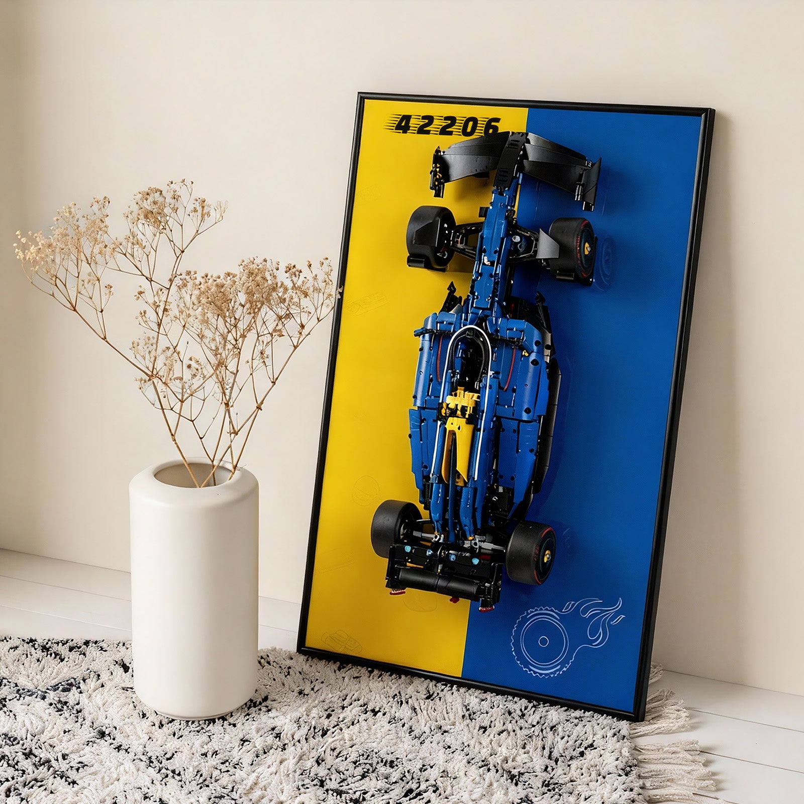 Display Wall-Mount for LEGO® Oracle Red Bull Racing RB20 F1 Car 42206