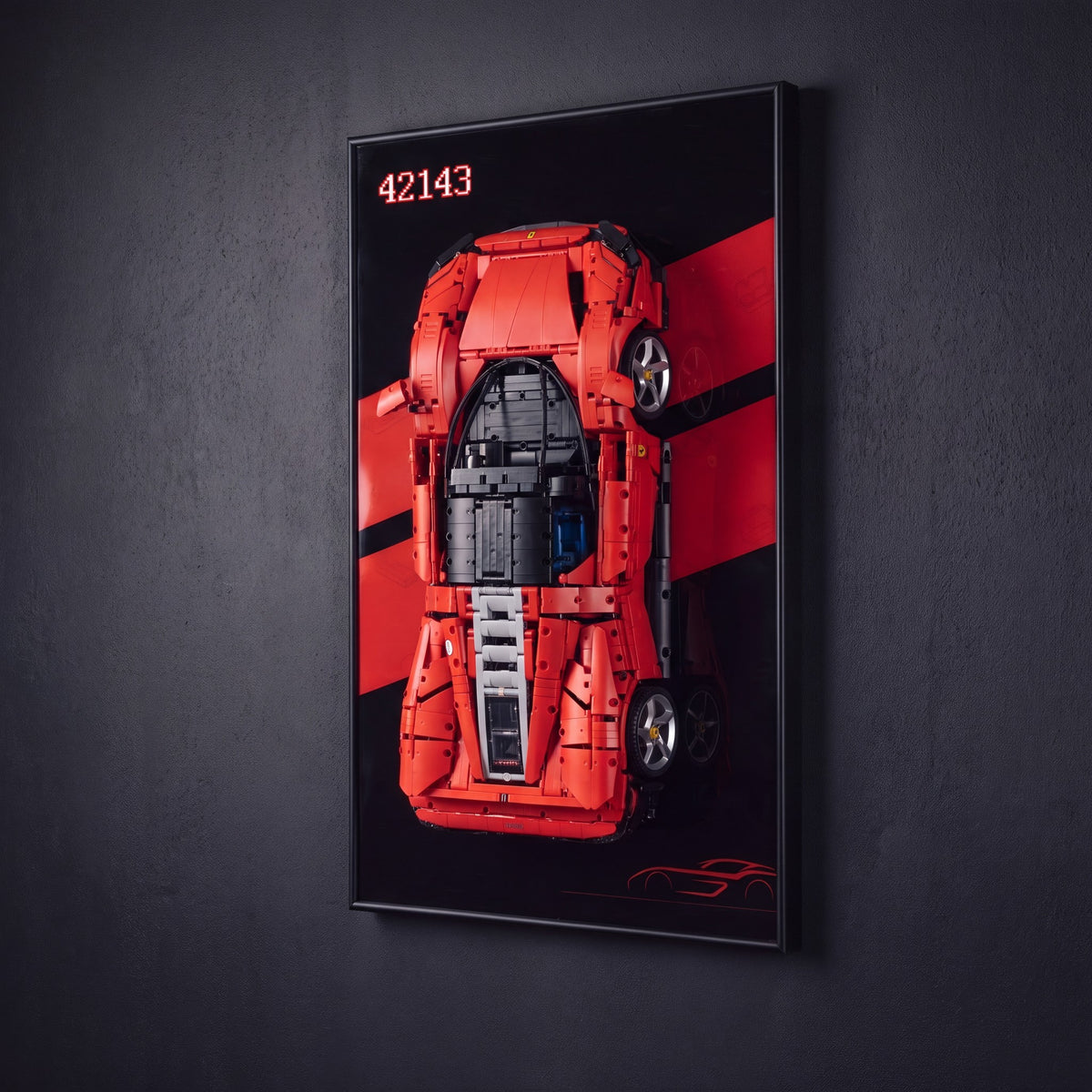 Ferrari Daytona SP3 42143 wall mount - angled