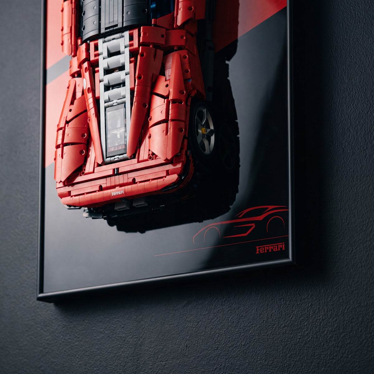 Ferrari Daytona SP3 42143 wall-mount macro