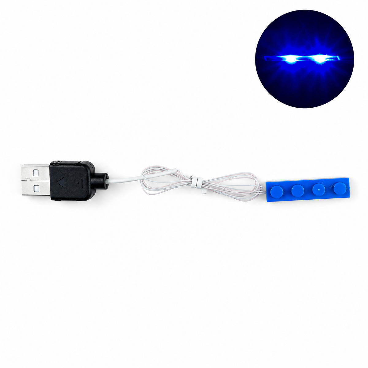 String LED Light Kit for LEGO® — blue detail