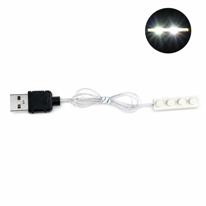 String LED Light Kit for LEGO® — white