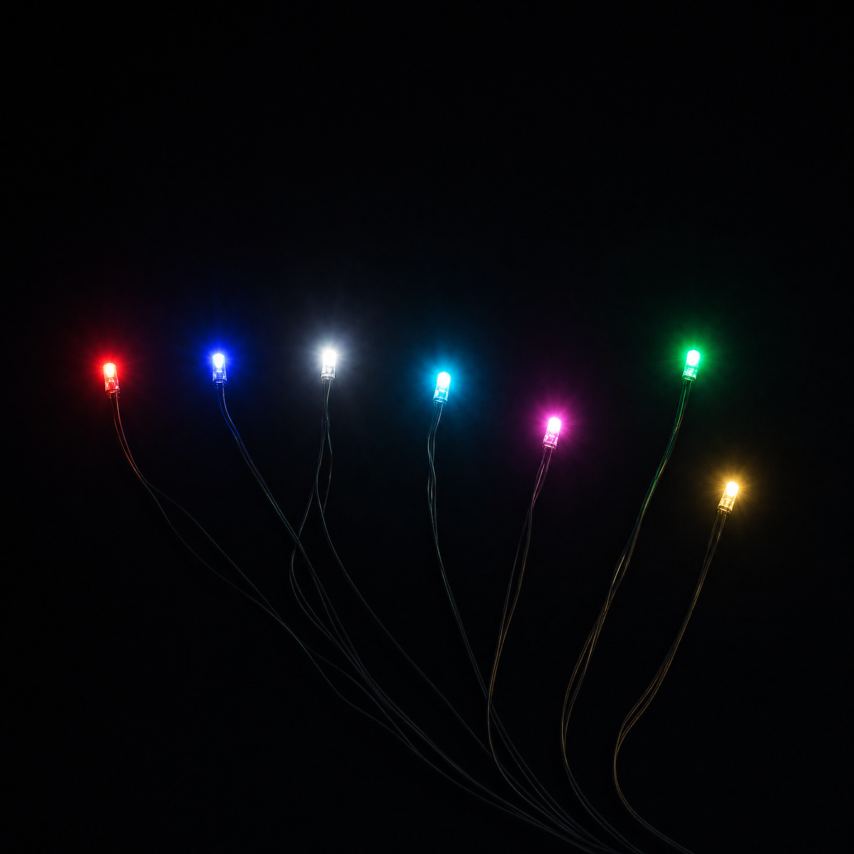 Black/White Bit Lights (Pack of 12)