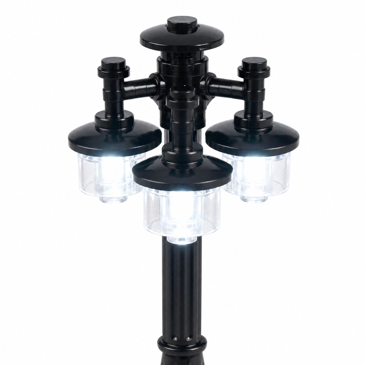 Black LED Lamp Post
