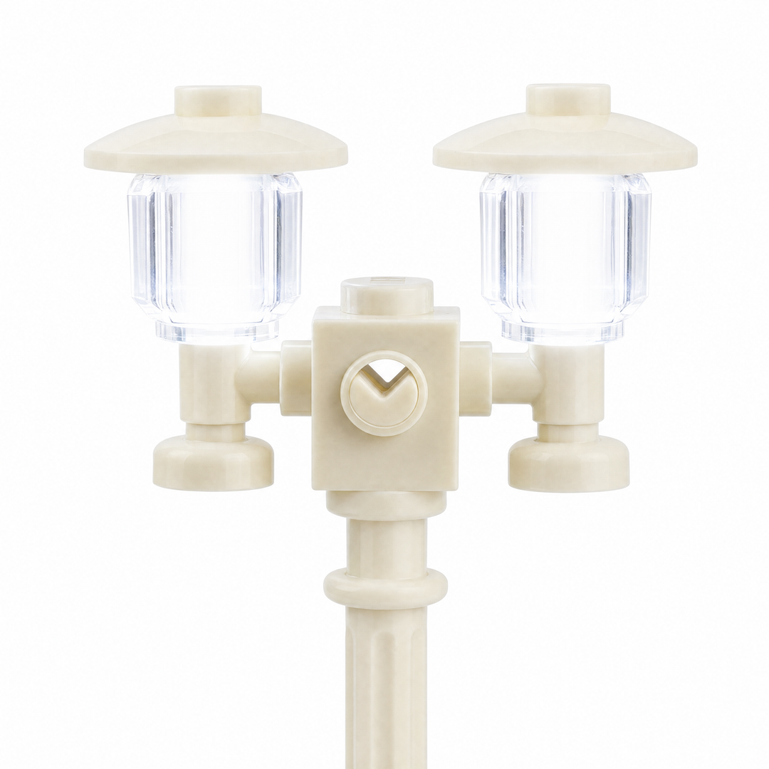 Double LED Lamp Post