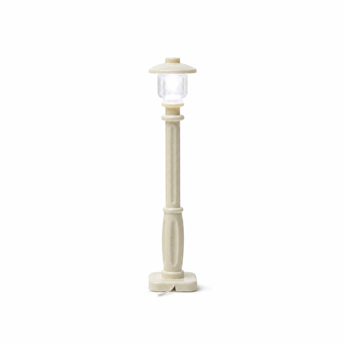 Single LED lamp post cool white for LEGO