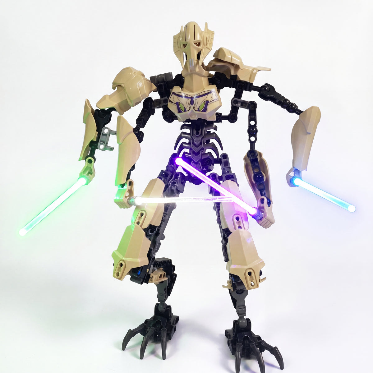 Long LED lightsabers for LEGO Star Wars figure four colors