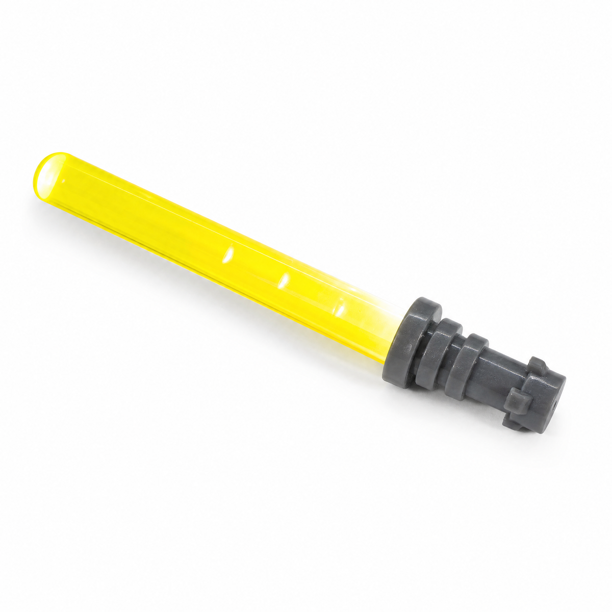 Yellow LED lightsaber for LEGO minifigure