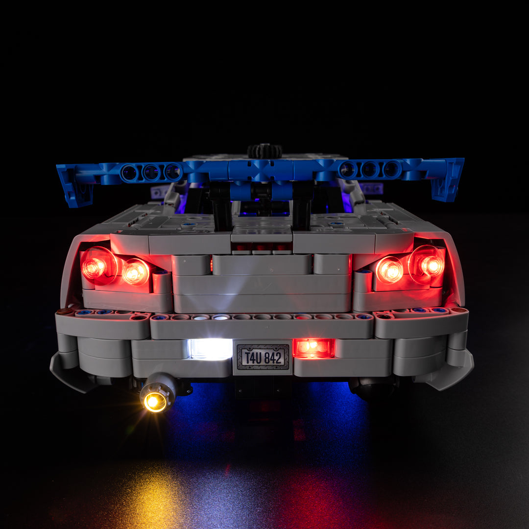 LEGO 2 Fast 2 Furious Nissan Skyline GT-R (R34) Car 42210 Light Kit