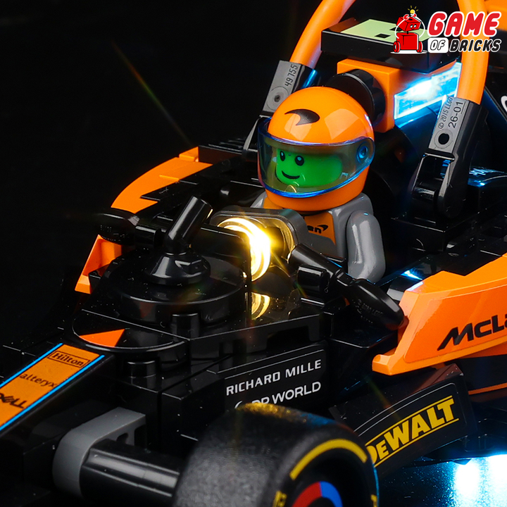 LEGO 2023 McLaren Formula 1 Race Car 76919 Light Kit