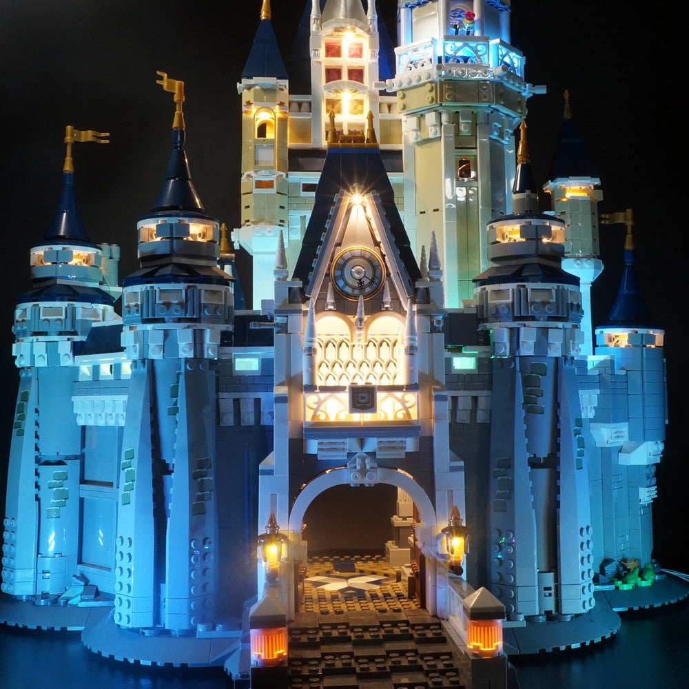 Lights for lego disney hot sale castle