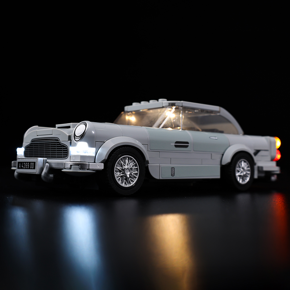Light Kit for LEGO® 007 Aston Martin DB5 76911 - side profile