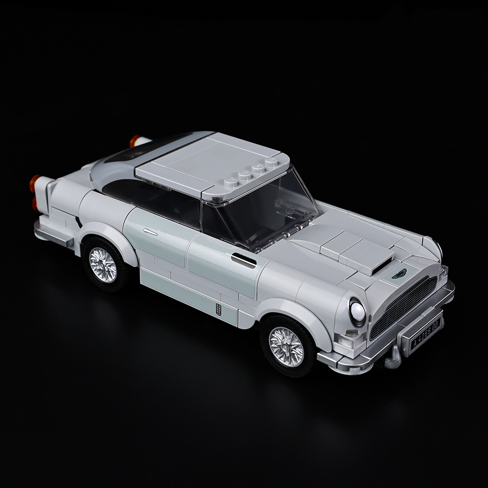 Light Kit for LEGO® 007 Aston Martin DB5 76911 - elevated front quarter view