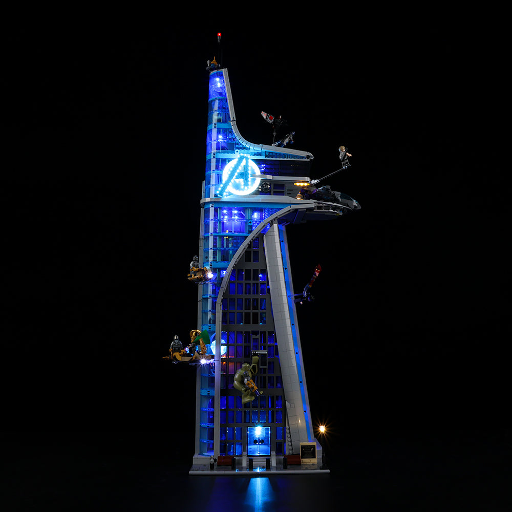 LEGO Avengers Tower light set