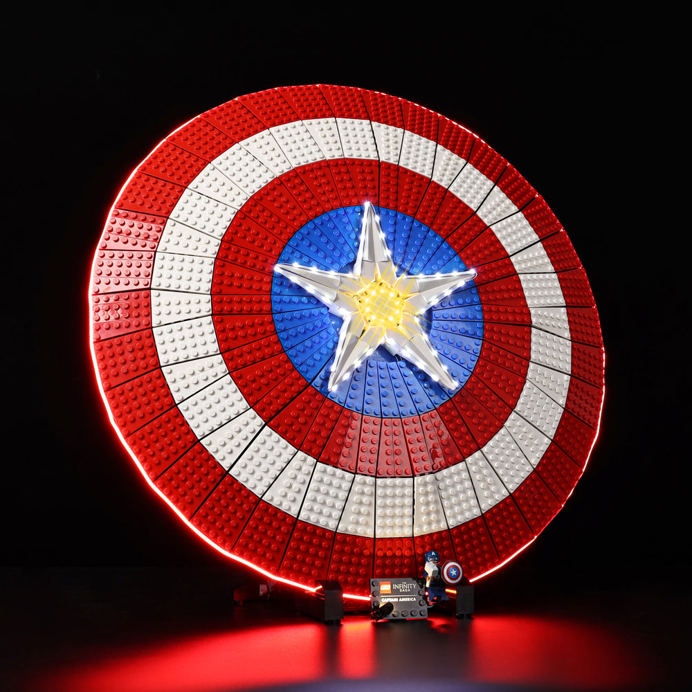 LEGO Captain America's Shield 76262 Light Kit – Game of Bricks