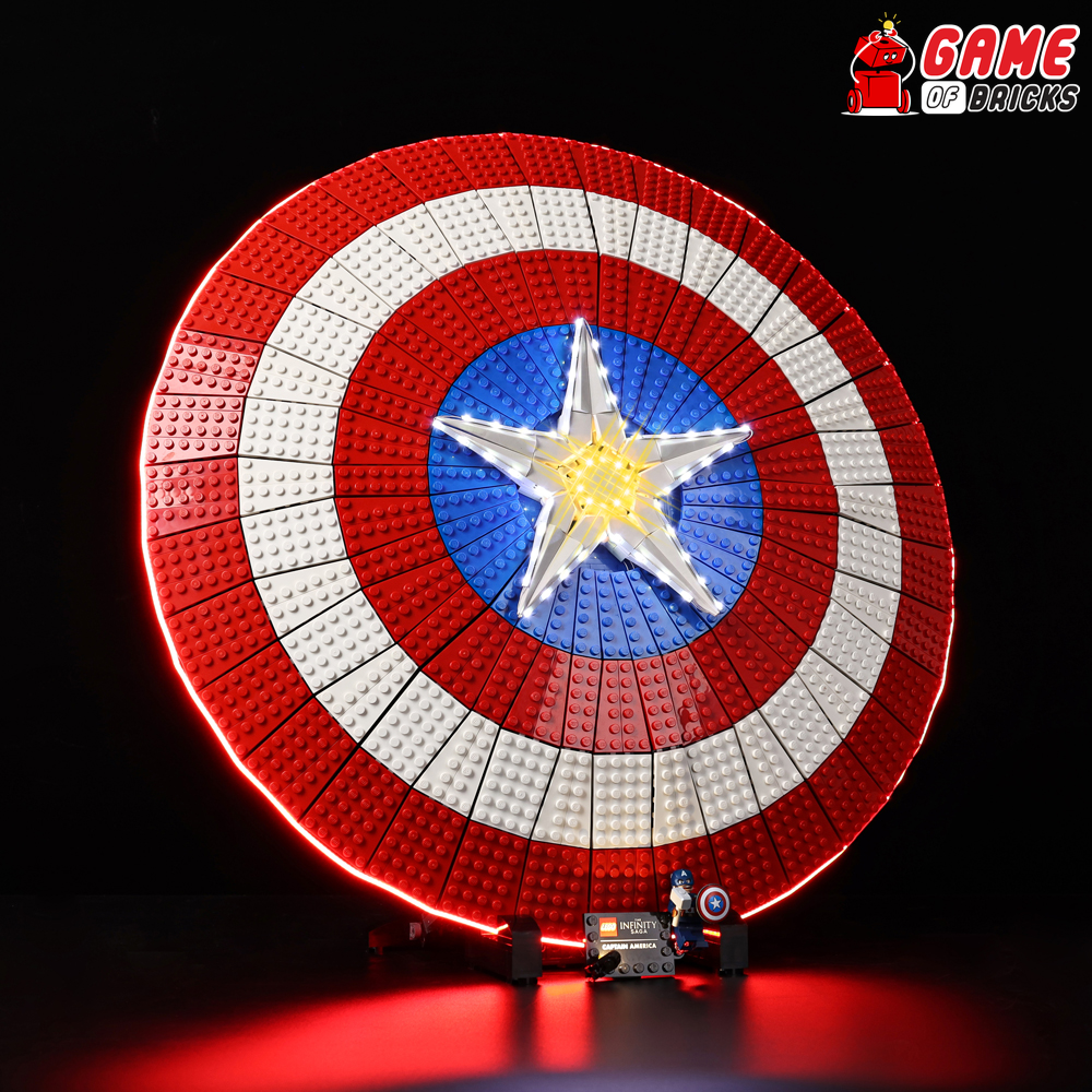Light Kit for Captain America's Shield 76262 - Main Image