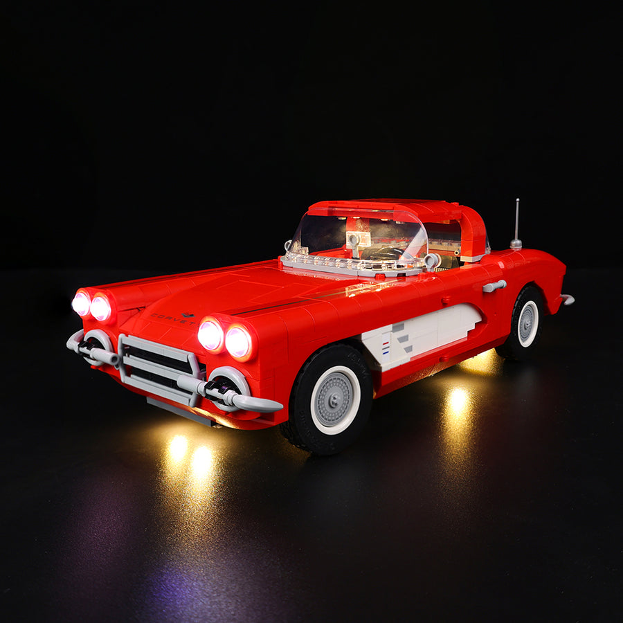 lego car light kit for Chevrolet Corvette 1961