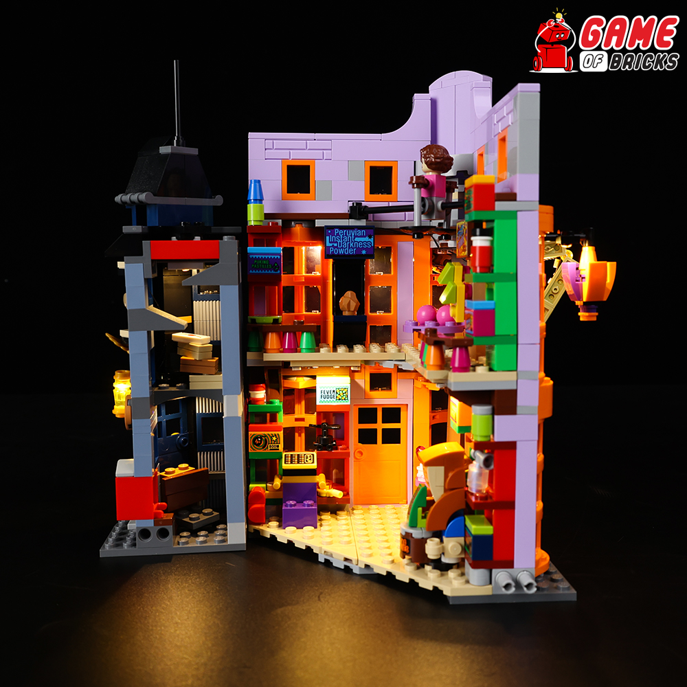 Lego Diagon Alley Light Kit 2025 Review